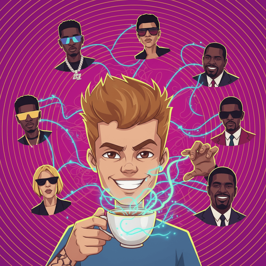 diddys-celebrity-web-bieber-spills-the-tea - ScoopRYM