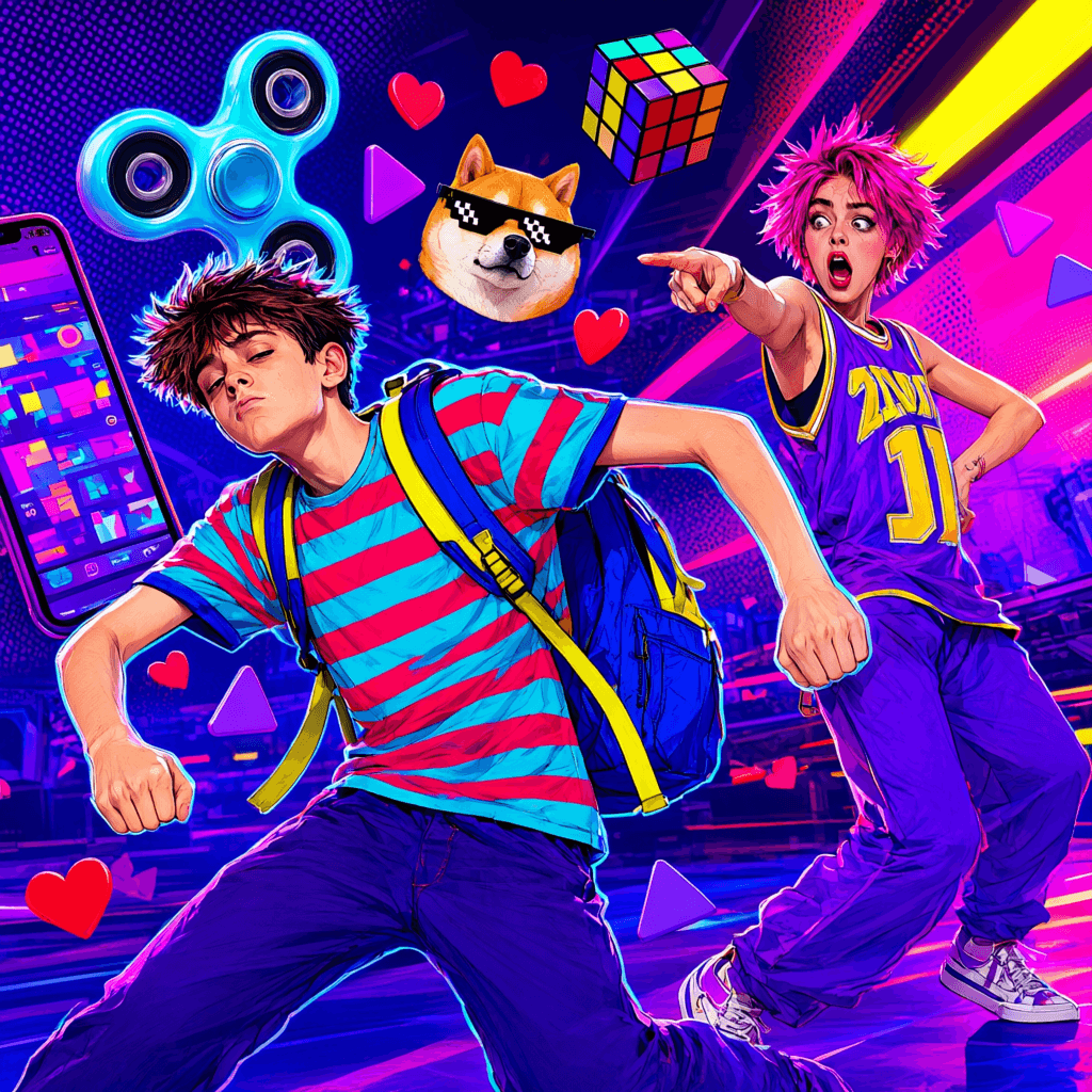 Cover art for Take It Back (Swish Archive), inspired by: Katy Perry's 2017 SNL 'Swish Swish' performance with the Backpack Kid went viral again, spawning a Reddit thread chain-relisting every chaotic…