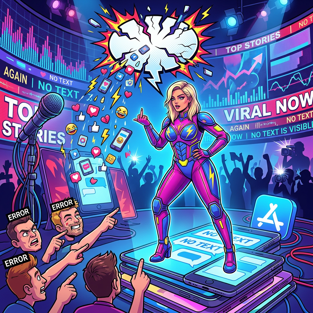 Cover art for Girls & Gays (App Store Ad), inspired by: Bebe Rexha called out men commenting on her 'massive' breasts, joking X needs an app for girls and gays.