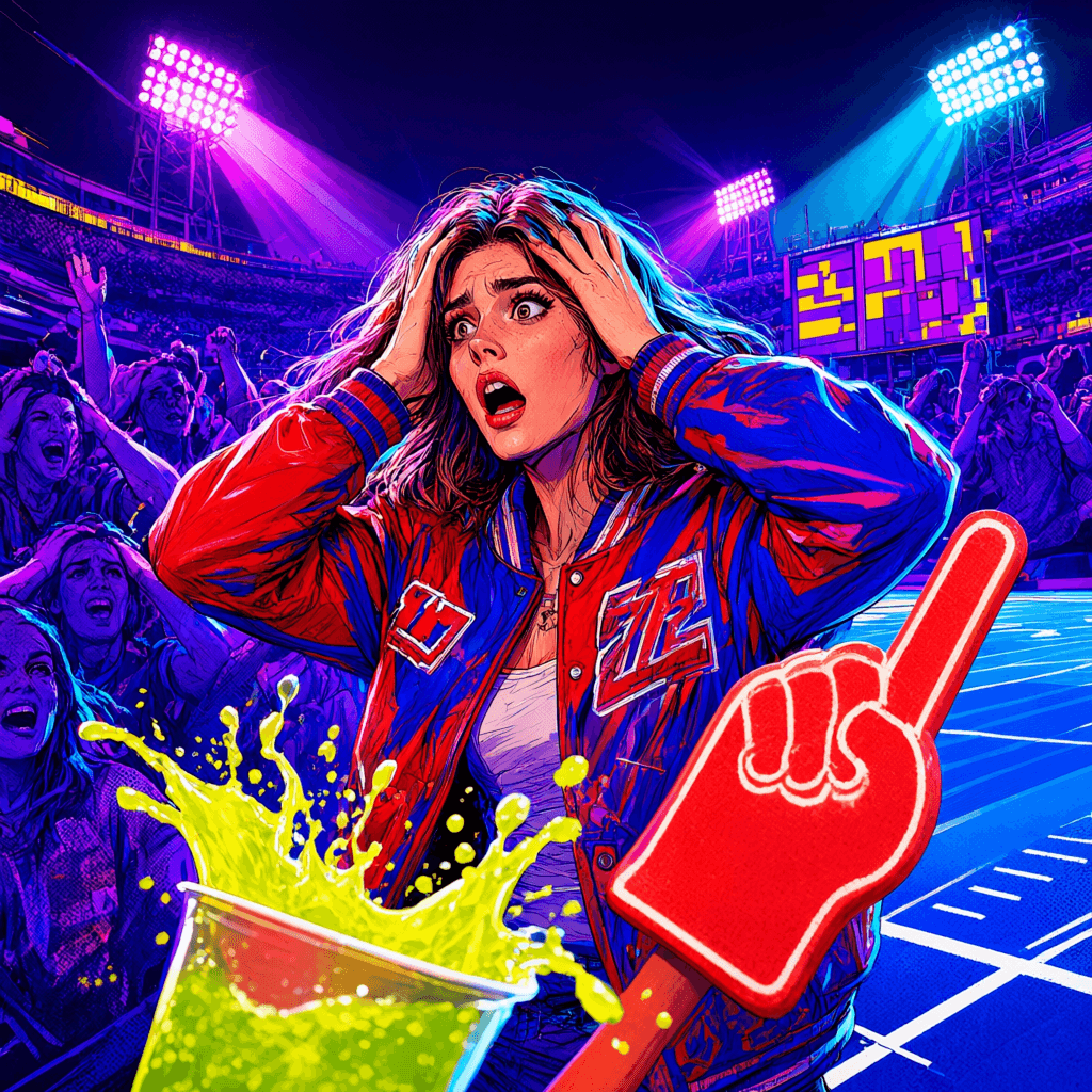 Cover art for Hands On The Head, inspired by: An Ole Miss fan went viral after ESPN caught her looking terrified during a tense game.